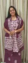 Hand block printed Cotton suit with superfine mulmul  duptta