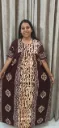 Hand batique print gown(night wear)