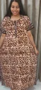 Hand batique print gown(night wear)