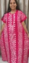 Hand batique print gown(night wear)