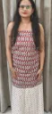 Hand block bagha  printed Cotton suit with superfine mulmul  duptta