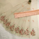 Kota doriya  saree with machine and hand embroydary